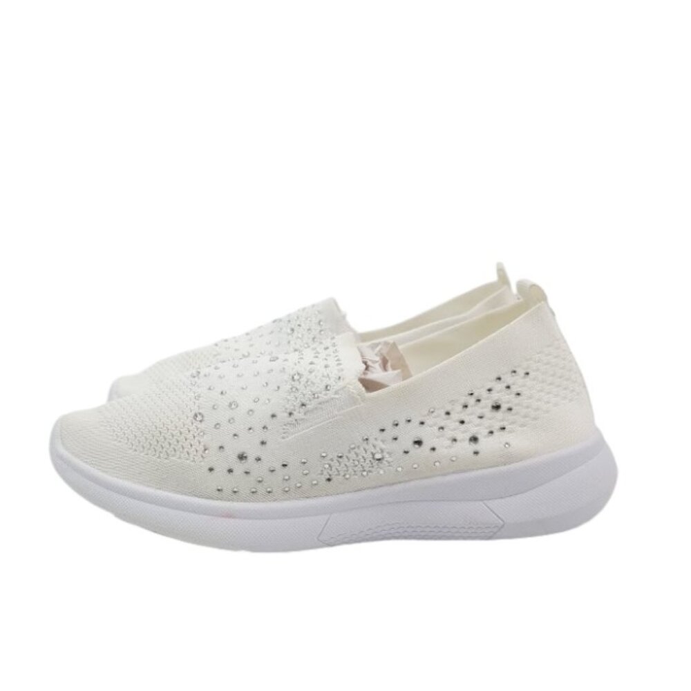Dansko Women's Ivory Zest Rhinestone Mesh Slip-On Sneaker Size US 9‎